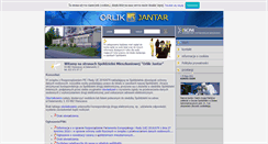 Desktop Screenshot of orlik-jantar.com.pl